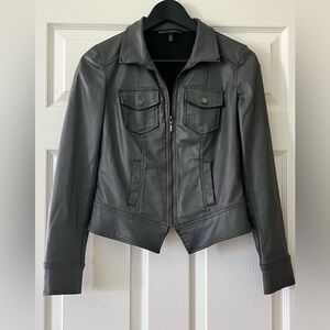 White House Black Market Gray Jacket with Tailored Fit